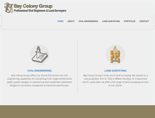 Tablet Screenshot of baycolonygroup.com